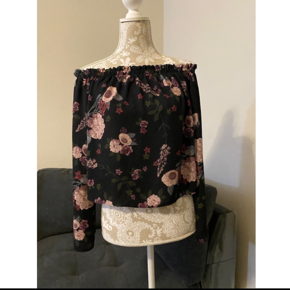 Floral off shoulder